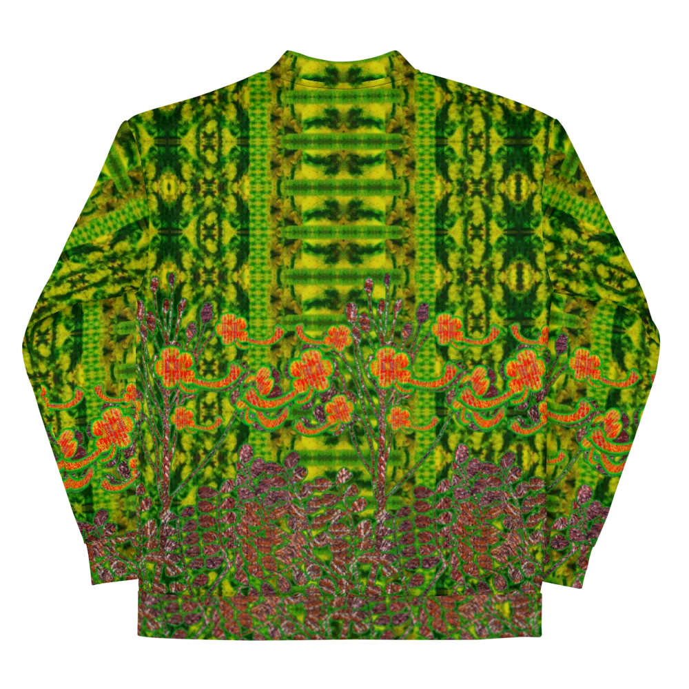 Bomber Jacket (Unisex)(WindSong Flower) RJSTH@Fabric#3 RJSTHW2022 RJS