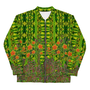 Bomber Jacket (Unisex)(WindSong Flower) RJSTH@Fabric#3 RJSTHW2022 RJS