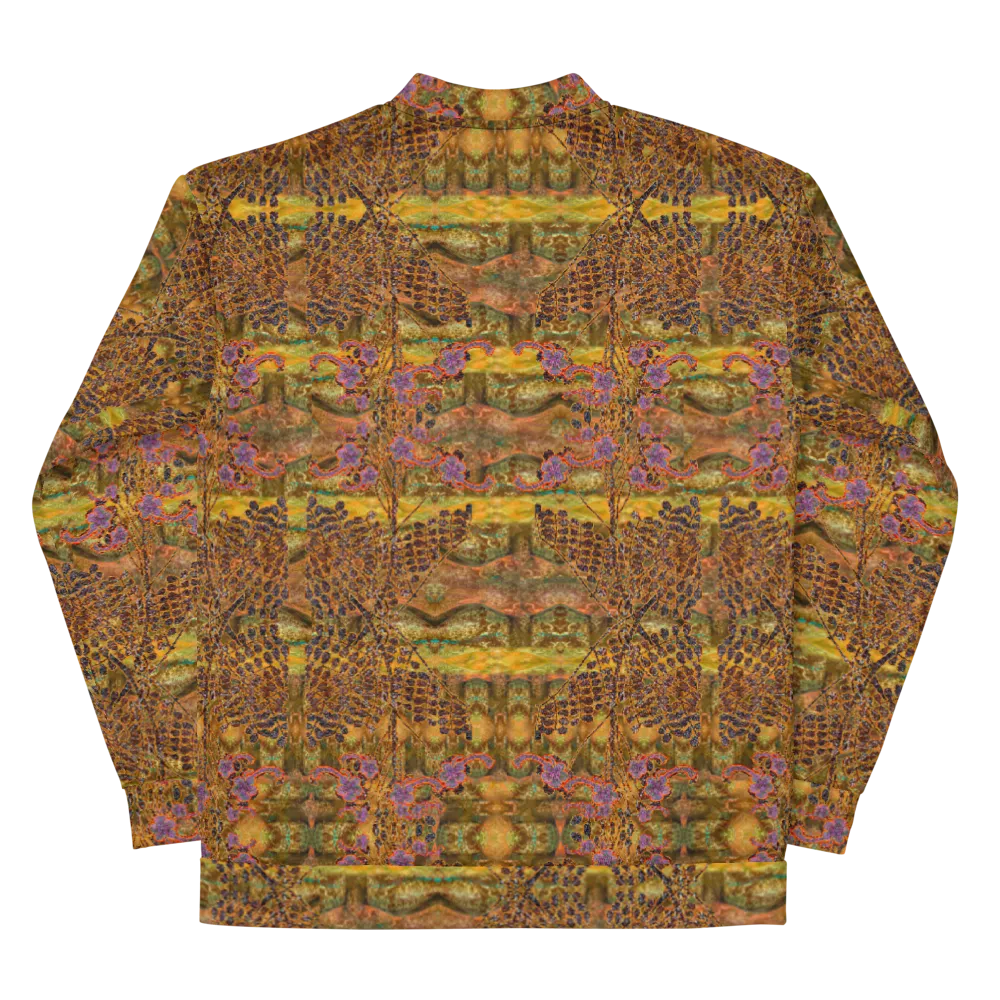 Bomber Jacket (Unisex)(WindSong Flower) RJSTH@Fabric#6 RJSTHW2022 RJS