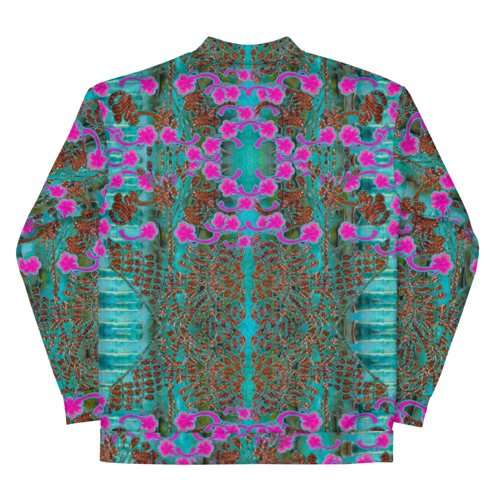 Bomber Jacket (Unisex)(WindSong Flower) RJSTH@Fabric#8 RJSTHW2022 RJS