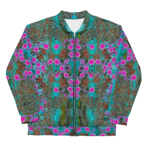 Bomber Jacket (Unisex)(WindSong Flower) RJSTH@Fabric#8 RJSTHW2022 RJS