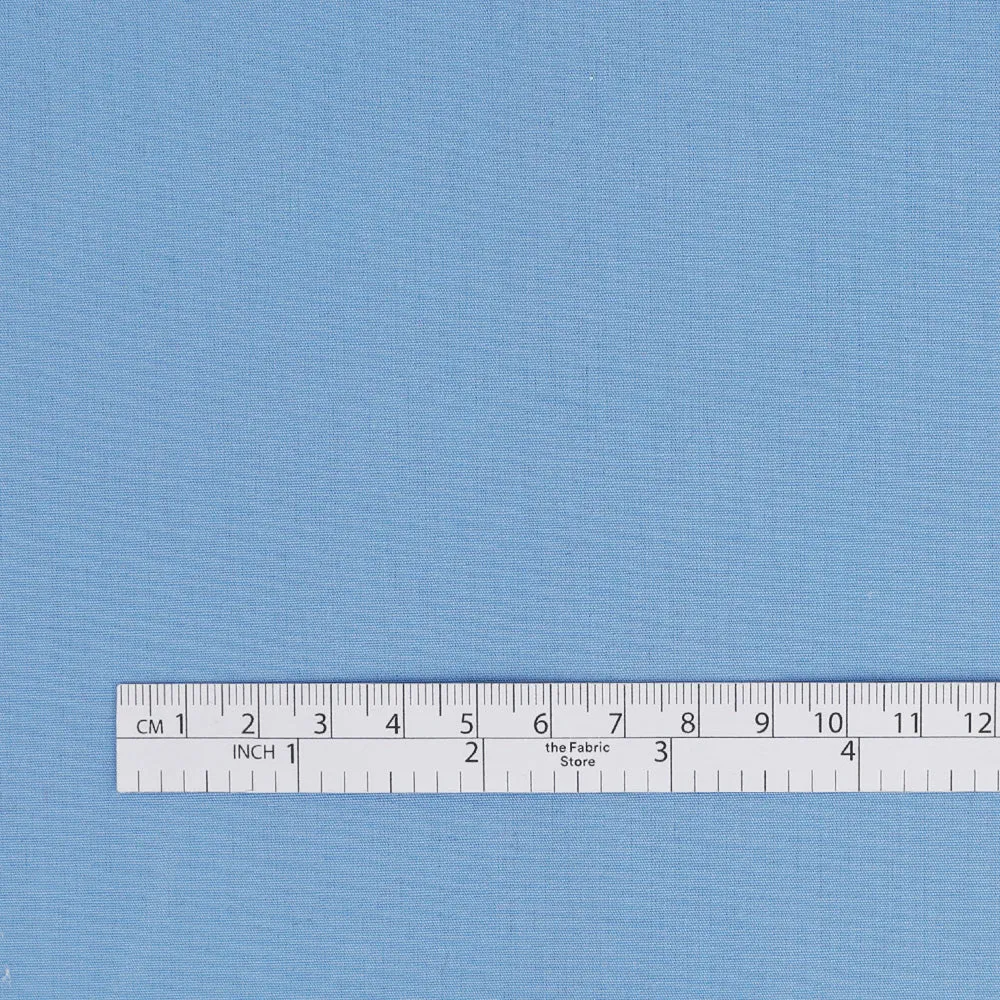 Bonded Cotton Mac - Sky / Camel (remnant)