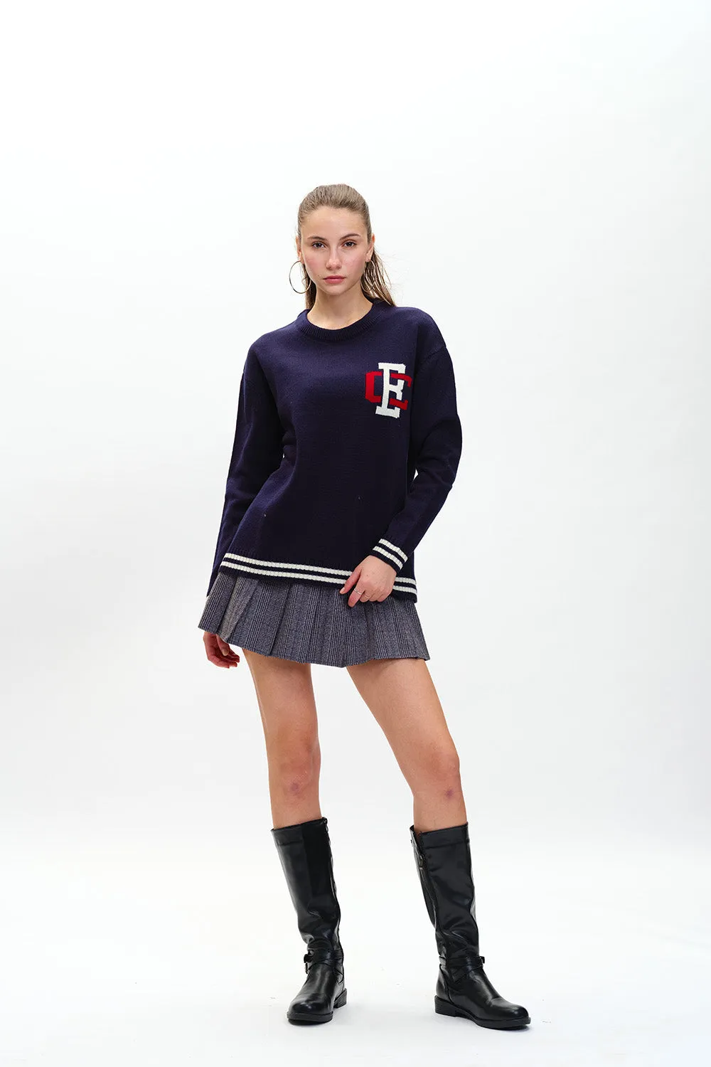 Bonkers Corner Varsity Crewneck Sweatshirt