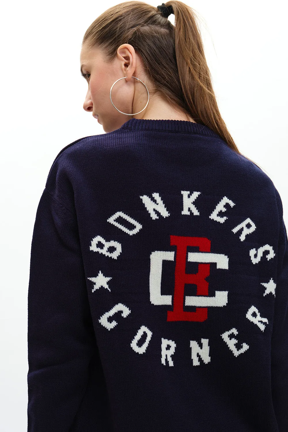 Bonkers Corner Varsity Crewneck Sweatshirt
