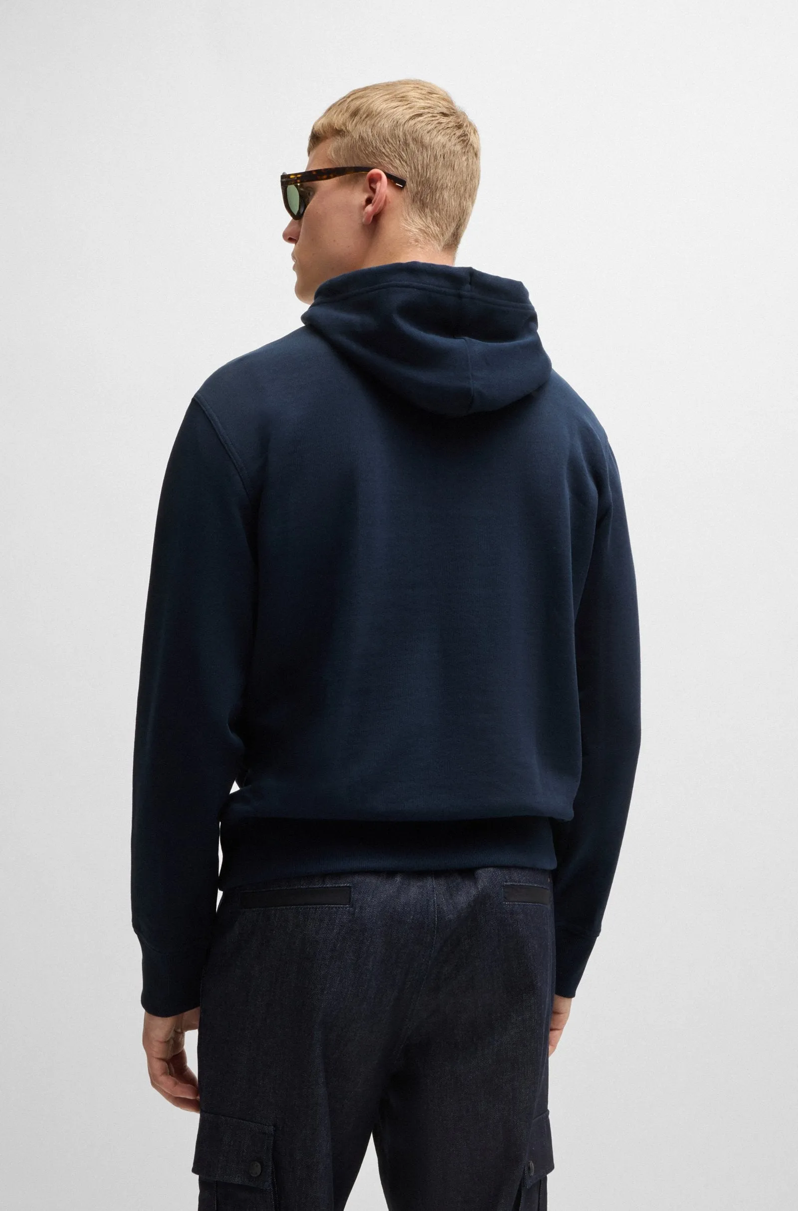 BOSS Hoodies Relaxed Fit in Cotton - WEBASIC_HOOD 10244192 01-50523074