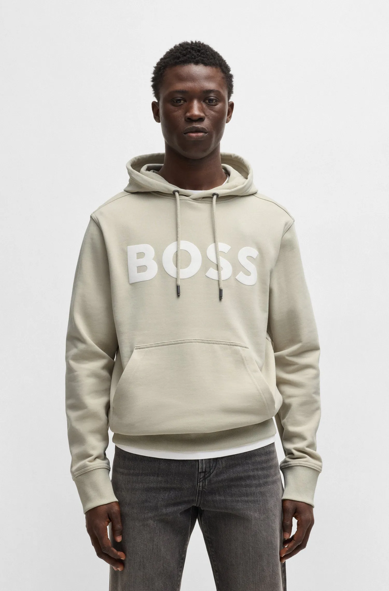 BOSS Hoodies Relaxed Fit in Cotton - WEBASIC_HOOD 10244192 01-50523074