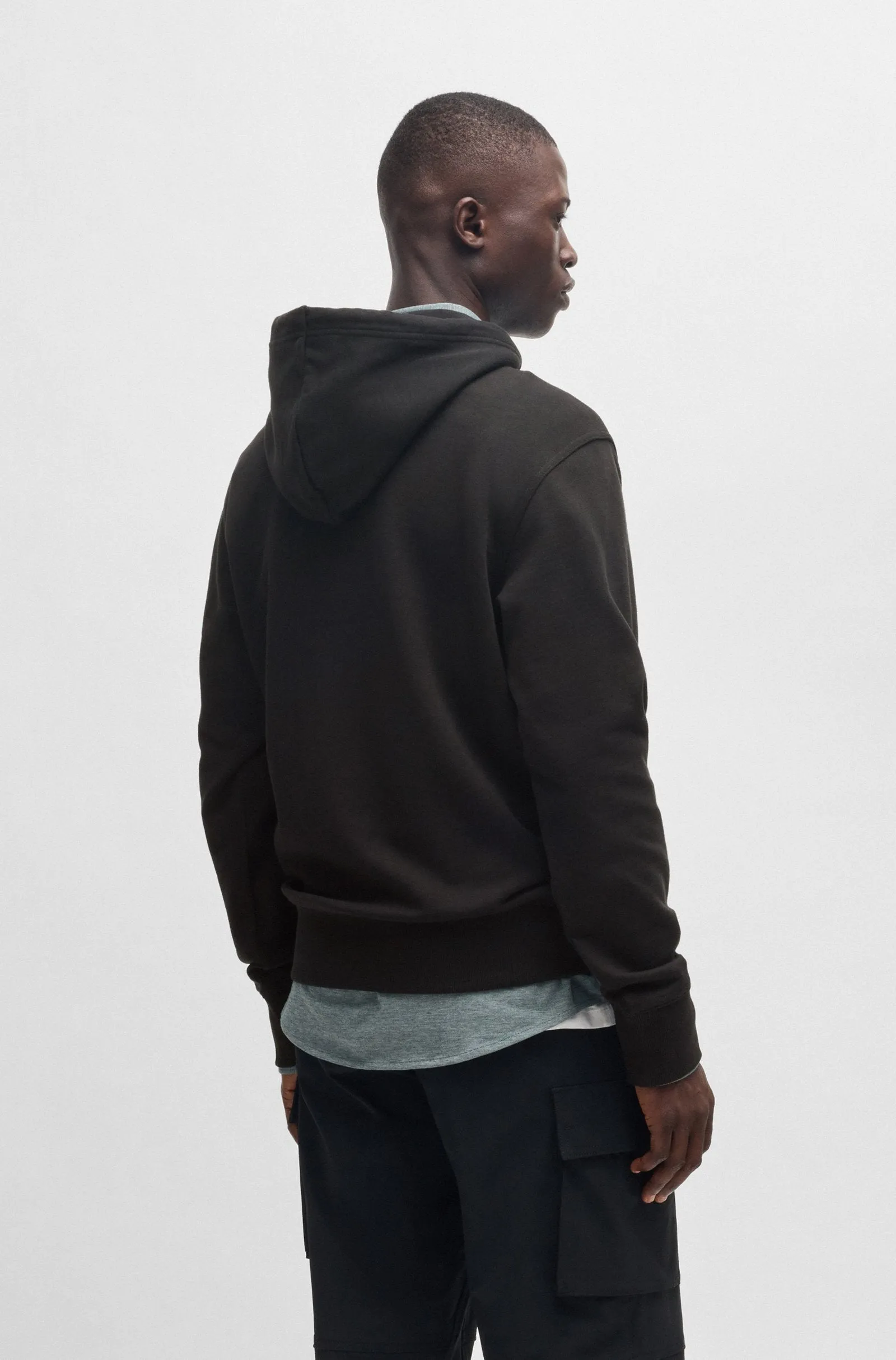 BOSS Hoodies Relaxed Fit in Cotton - WEBASIC_HOOD 10244192 01-50523074
