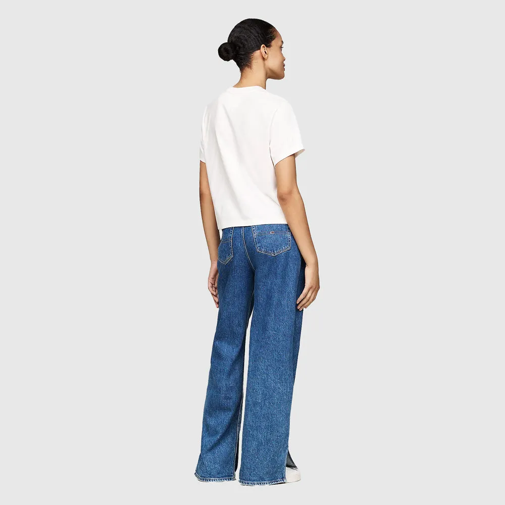 Boxy Badge T-Shirt - Off White