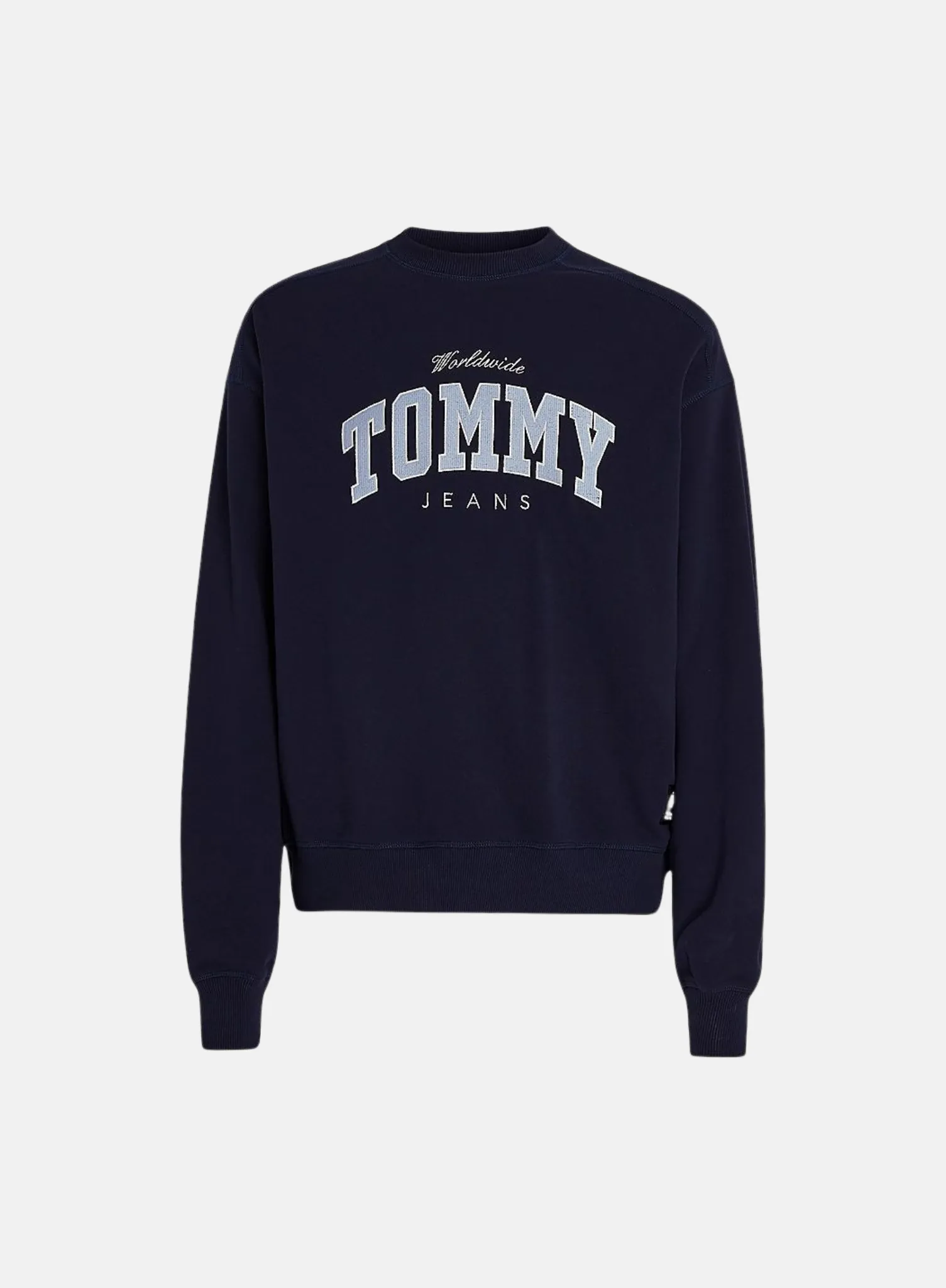 Boxy Varsity Sweatshirt Navy