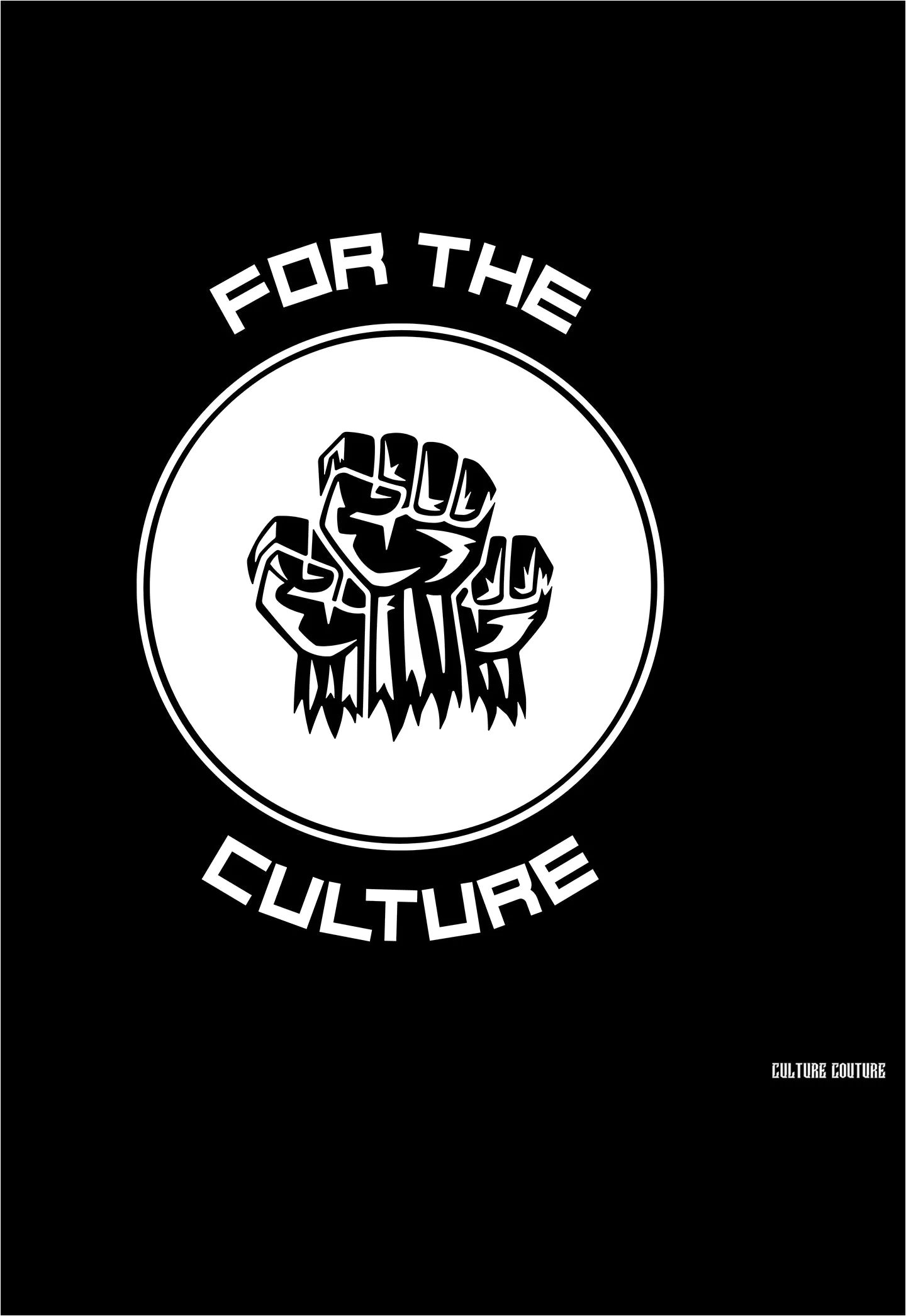 Boy's For The Culture Hoodie/Black/White