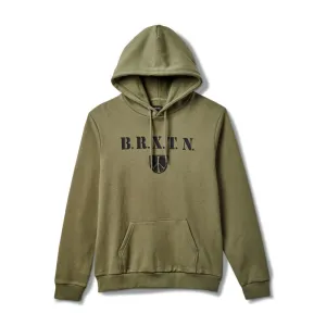 Brixton - Peace Shield Hoodie Olive Surplus