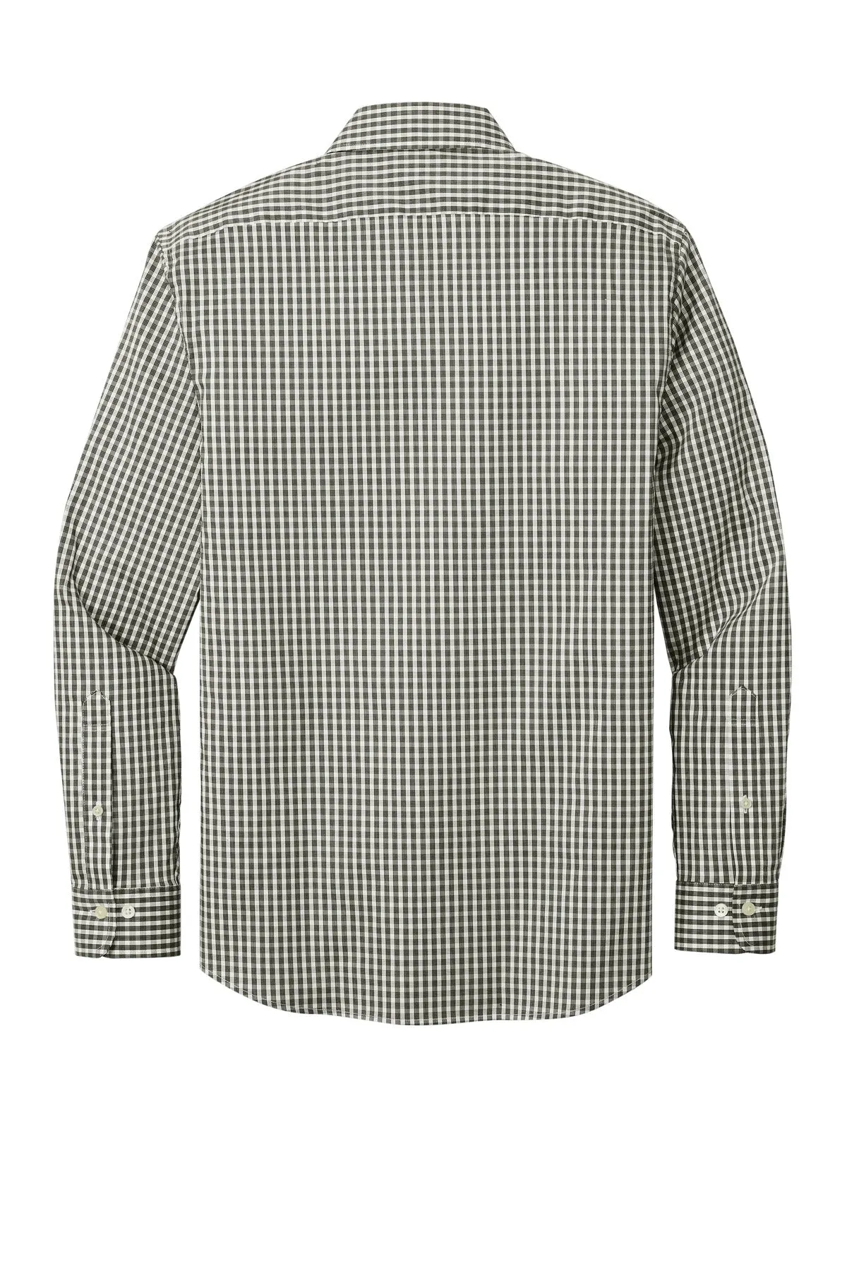Brooks Brothers Tech Stretch Patterned Shirt BB18006 Deep Black Check