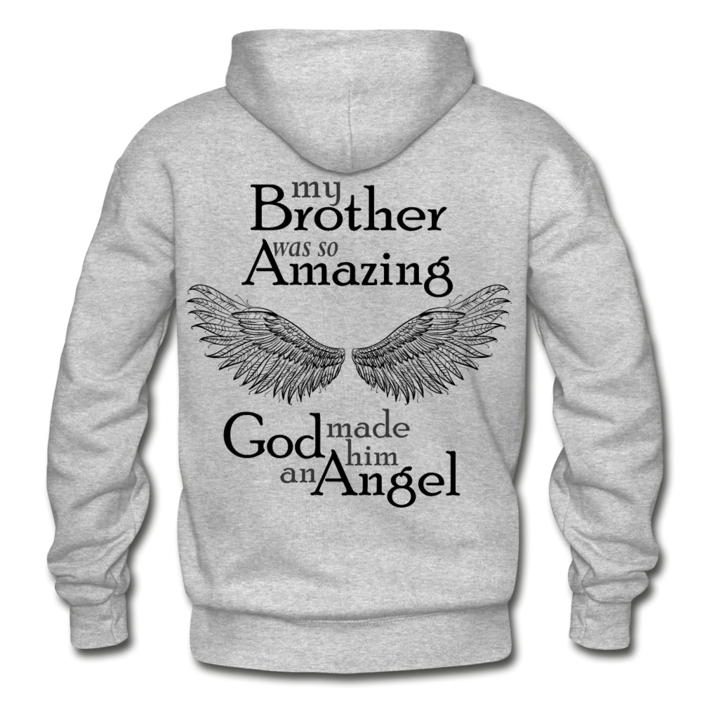Brother Amazing Angel Sister of an Angel Gildan Heavy Blend Adult Hoodie