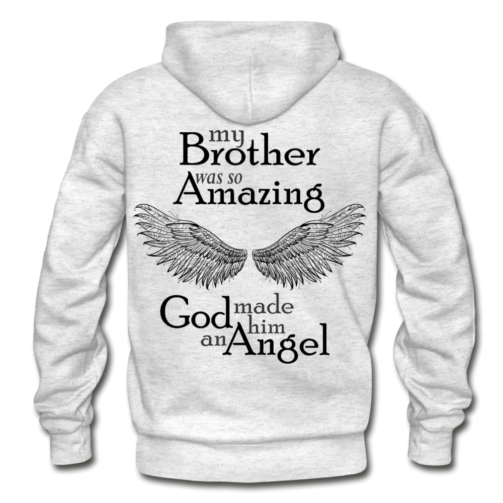 Brother Amazing Angel Sister of an Angel Gildan Heavy Blend Adult Hoodie