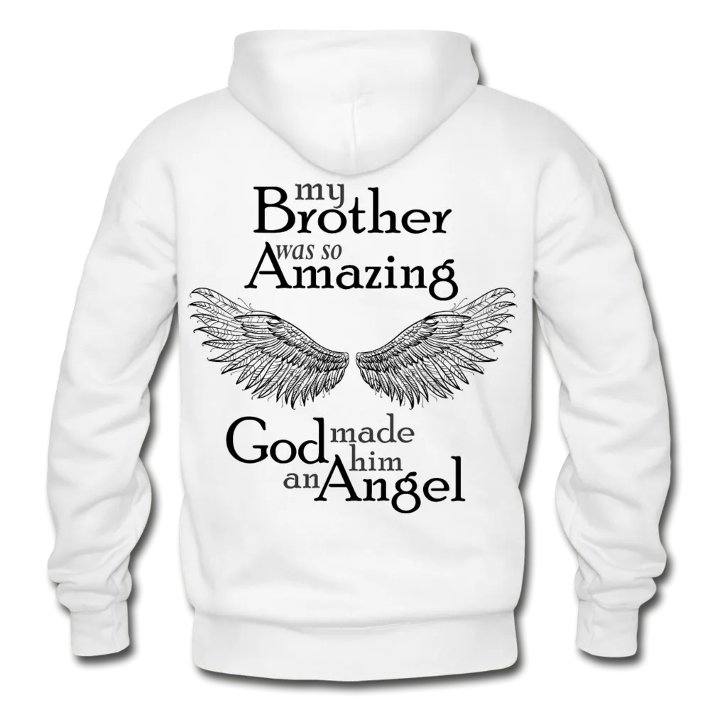 Brother Amazing Angel Sister of an Angel Gildan Heavy Blend Adult Hoodie