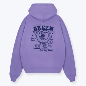 Butter Brezn Club Hoodie Lila