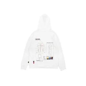 C4 Puffer Hoodie - White