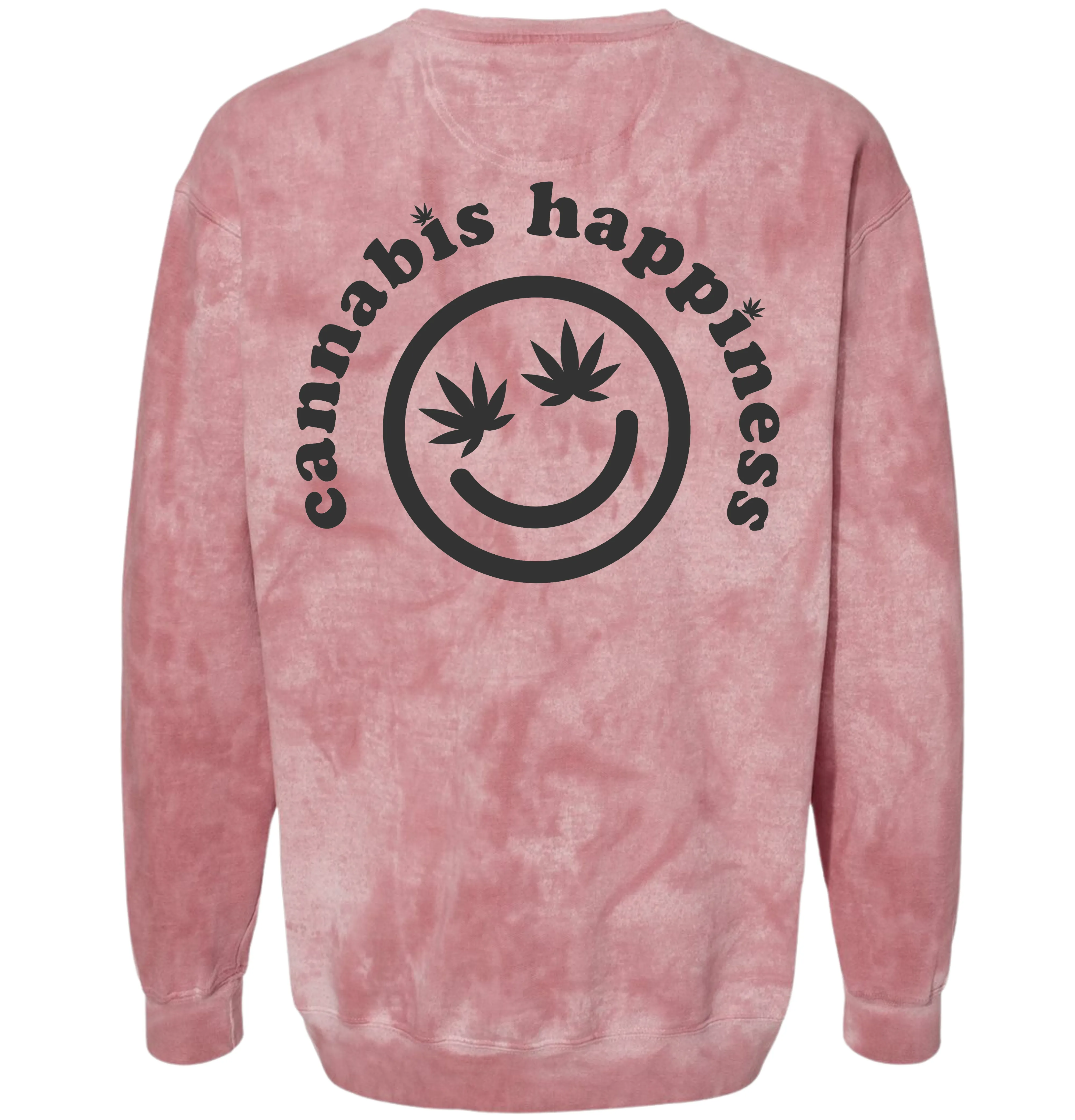 Cannabis Folk Color Blast Crewneck