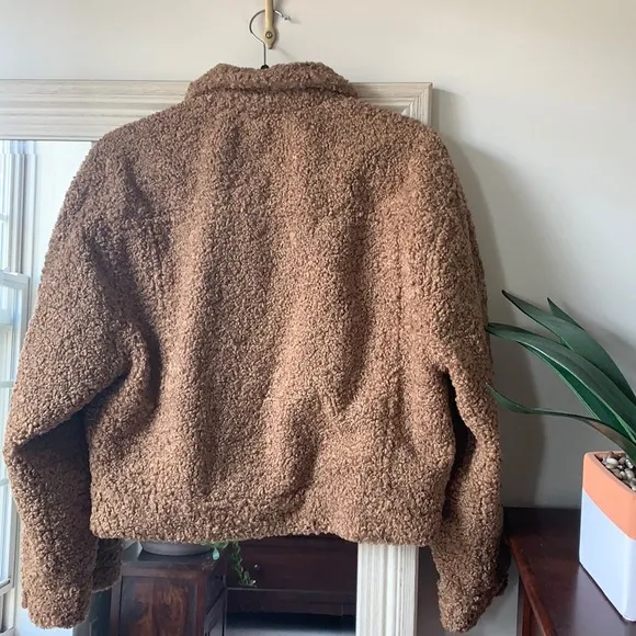 CAPULET brown teddy jacket ✨