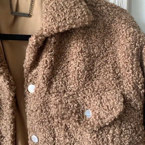 CAPULET brown teddy jacket ✨