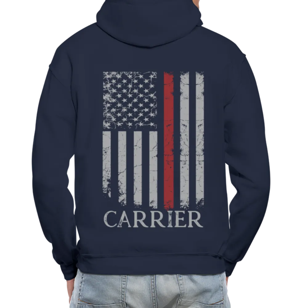 Carrier Firefighter Gildan Heavy Blend Adult Hoodie