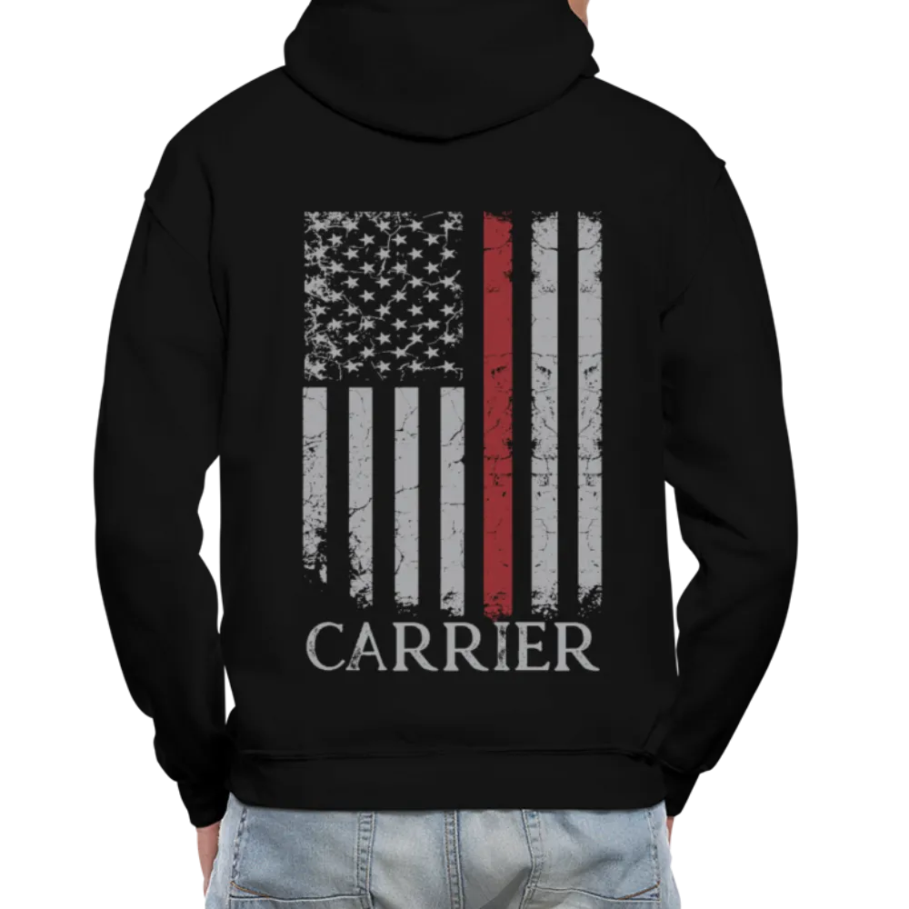 Carrier Firefighter Gildan Heavy Blend Adult Hoodie