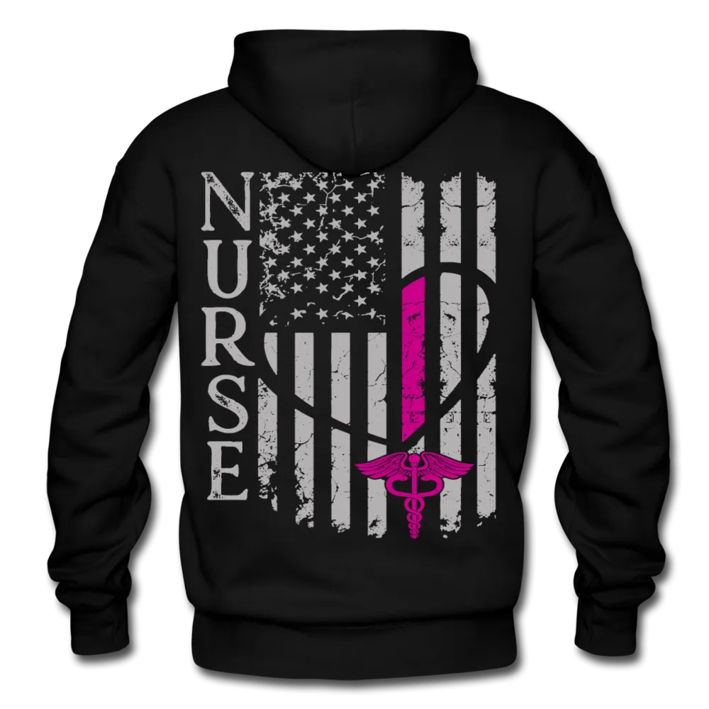 Casey RN Nurse Flag Gildan Heavy Blend Adult Hoodie