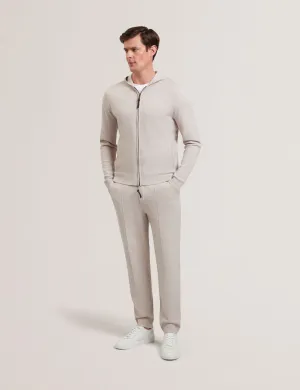 Chalfnt Regular Zip Through Hoodie Natural