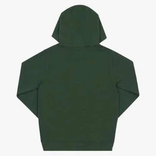 Champion Kids Script Hoodie Dark Green