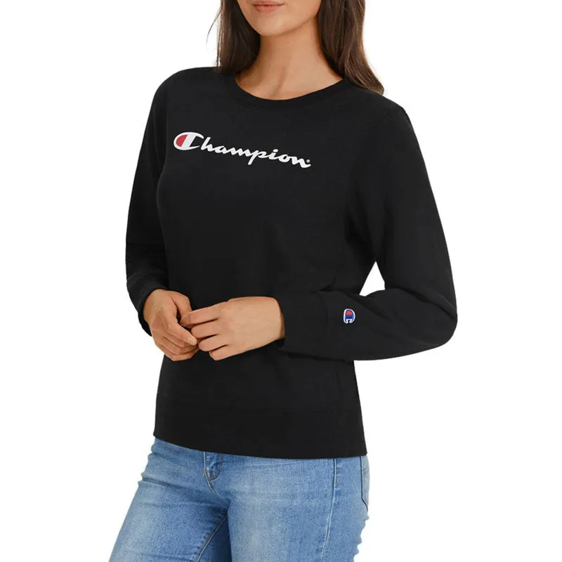 Champion Womens Script Crew