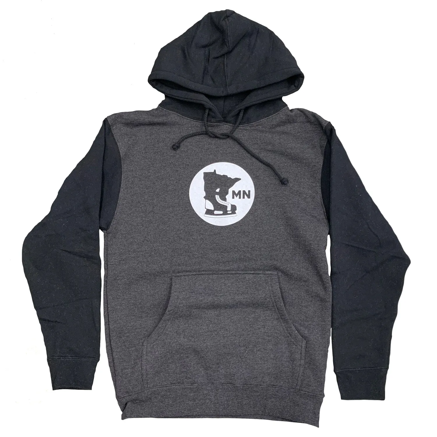 CHARCOAL AND BLACK- hoodie