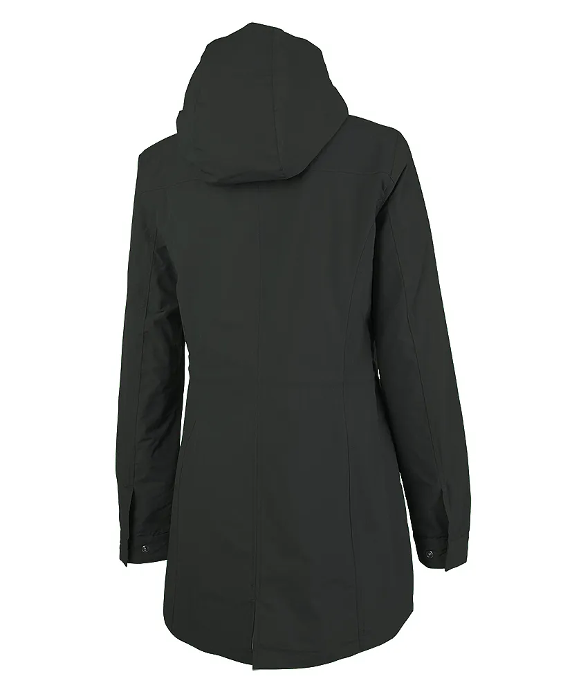 Charles River Ladies Logan Rain Jacket - Black