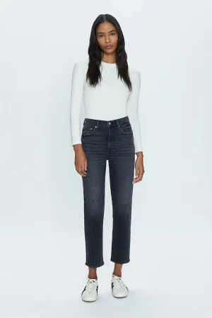 Charlie High Rise Straight in Flat Iron Vintage