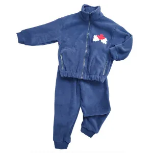CHILD CANADA BOMBER JACKET SET NAVY