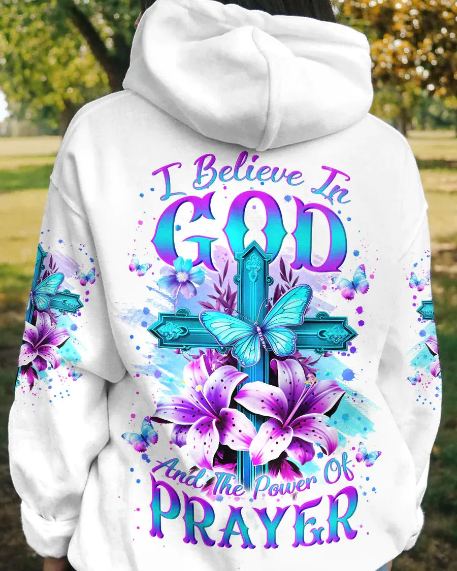 Christianartbag 3D T-Shirt For Women, I Believe In God Women's All Over Print Shirt, Christian Shirt, Faithful Fashion, 3D Printed Shirts for Christian Women, CABDS06261223