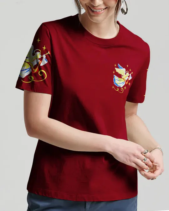Christianartbag 3D T-Shirt For Women, Joy Christmas Women's All Over Print Shirt Women's All Over Print Shirt, Christian Shirt, Faithful Fashion, 3D Printed Shirts for Christian Women
