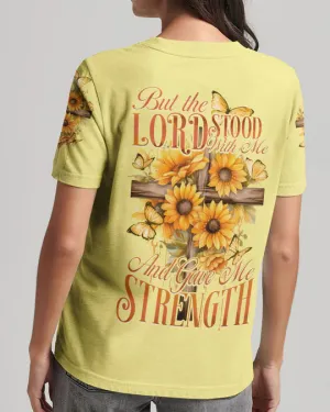 Christianartbag 3D T-Shirt For Women, Lord Stood With Me Women's All Over Print Shirt, Christian Shirt, Faithful Fashion, 3D Printed Shirts for Christian Women