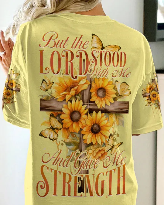 Christianartbag 3D T-Shirt For Women, Lord Stood With Me Women's All Over Print Shirt, Christian Shirt, Faithful Fashion, 3D Printed Shirts for Christian Women