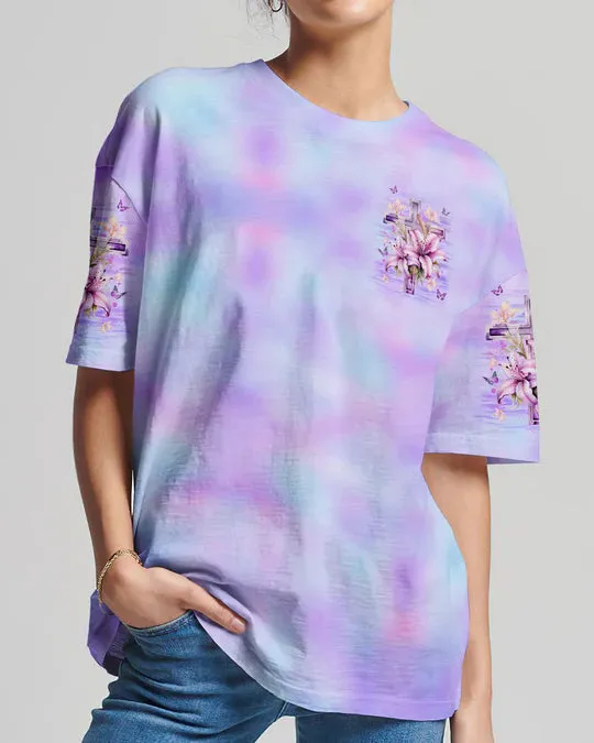 Christianartbag 3D T-Shirt For Women, Never Underestimate A Woman Fueled By Prayer Women's All Over Print Shirt, Christian Shirt, Faithful Fashion, 3D Printed Shirts for Christian Women