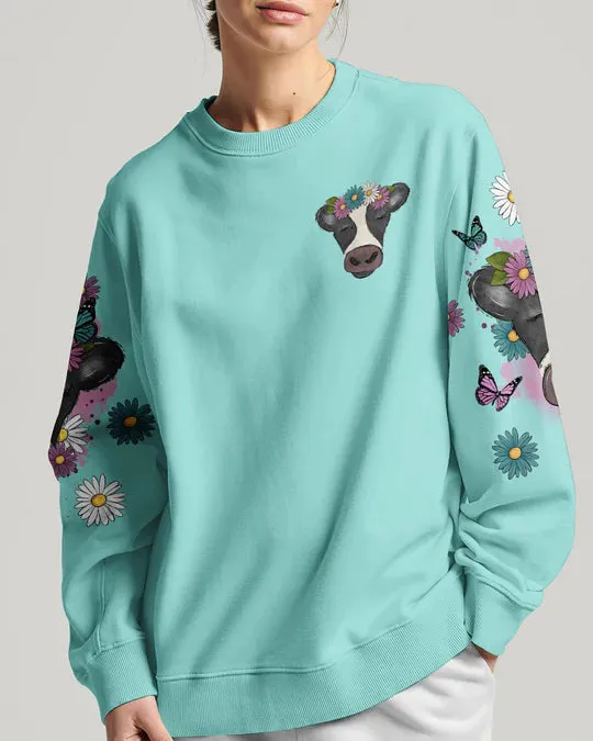 Christianartbag 3D T-Shirt For Women, The Joy Of The Lord Cow Women's All Over Print Shirt, Christian Shirt, Faithful Fashion, 3D Printed Shirts for Christian Women