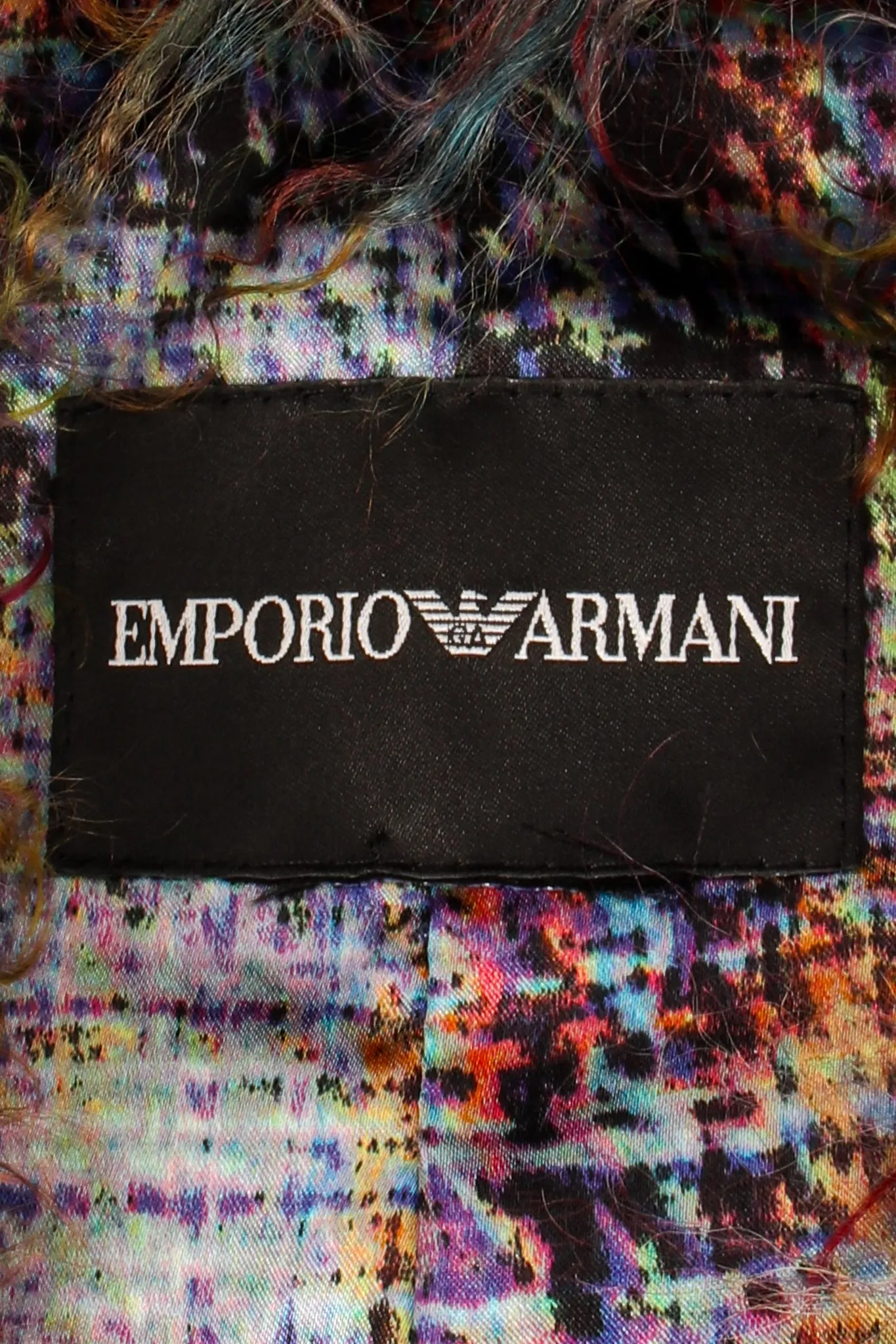 Chubby Rainbow Mongolian Fur Jacket