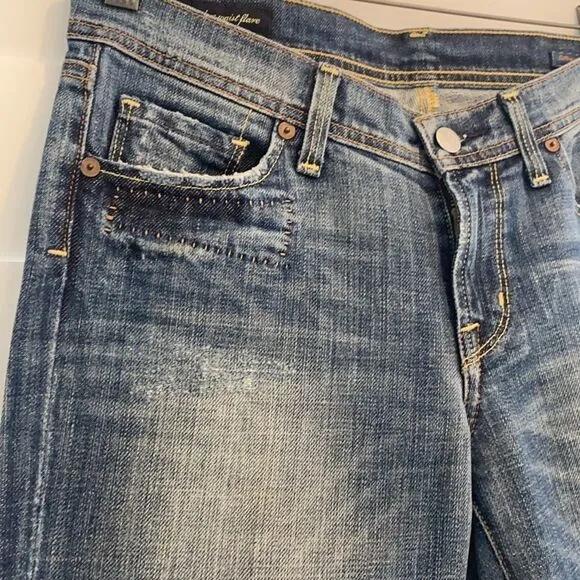 Citizens of Humanity sz 27 medium wash flare y2k