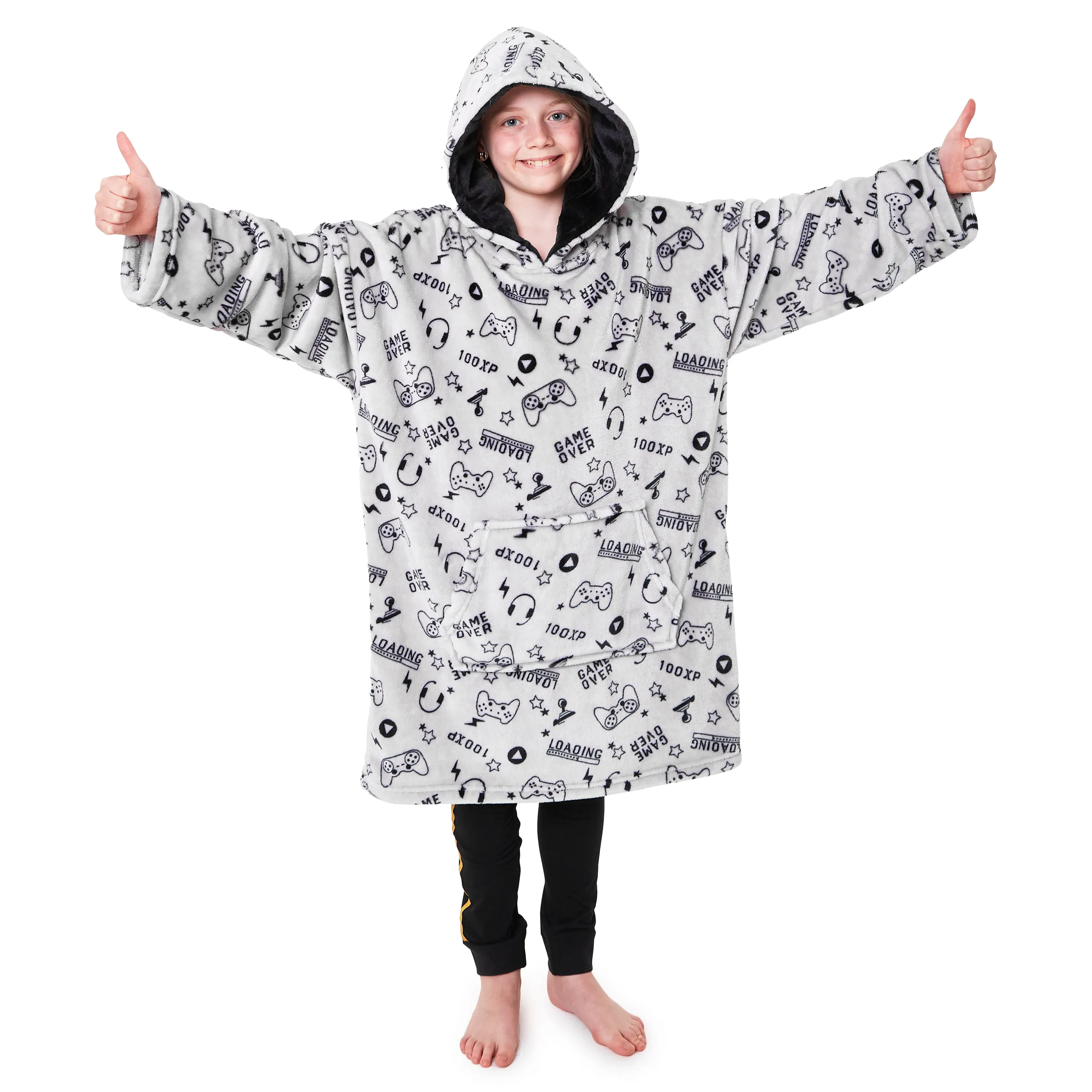 CityComfort Hoodie For Boys, Fleece Oversized Hoodie Blanket