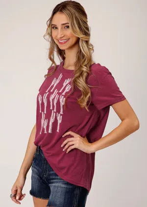 CL03-039-0513-2035 Womens Jersey S/S Shirt- Cactus