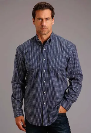 CL11-001-0526-1060 Mens L/S Shirt Stetson Polaris Geo