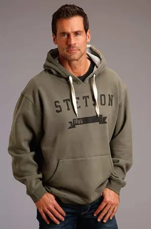 CL11-097-0562-0902 Mens Hoodie- Stetson W/Banner Screen Print