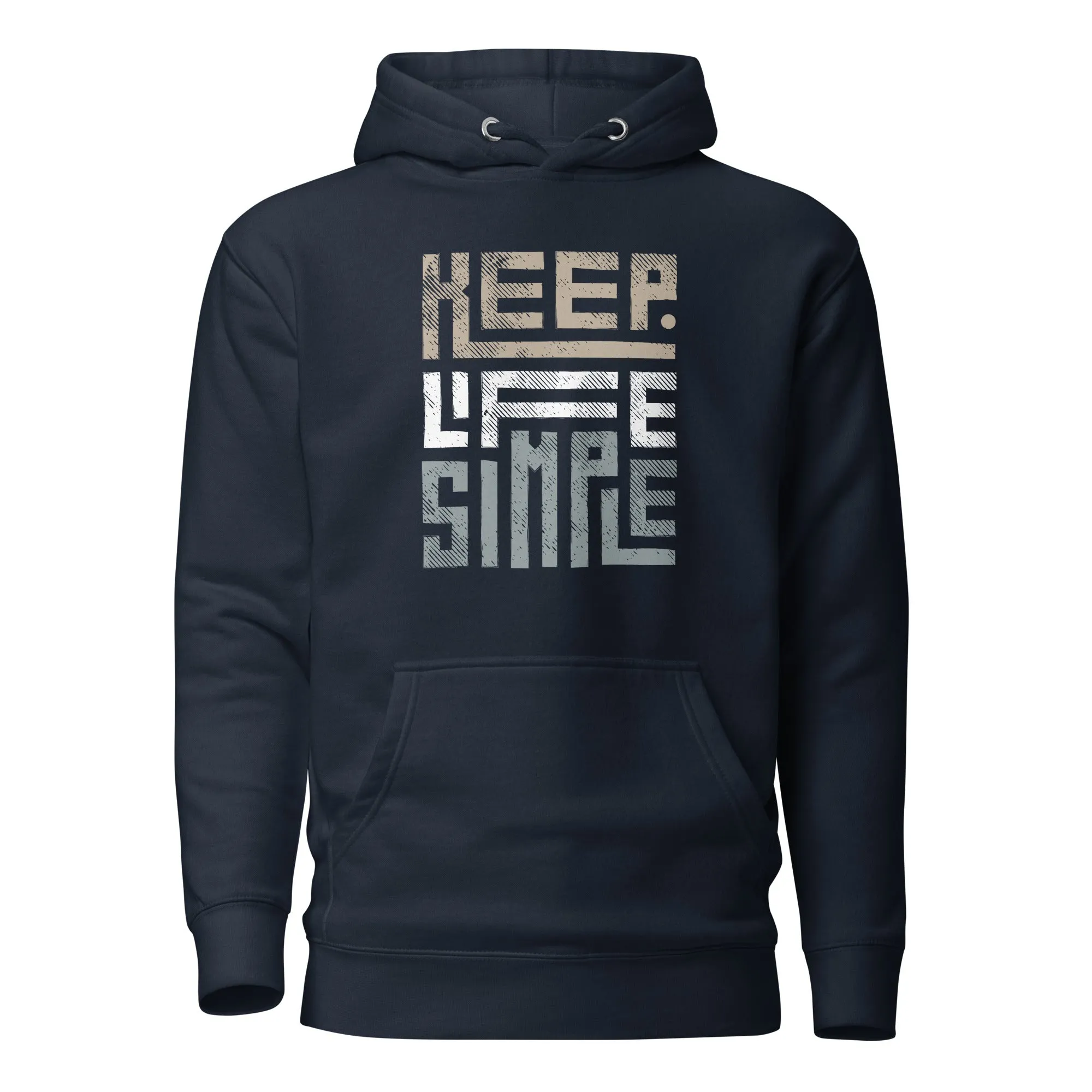 CLASSIC EVERYDAY MEN'S HOODIE KEEP LIFE SIMILE BLENDS