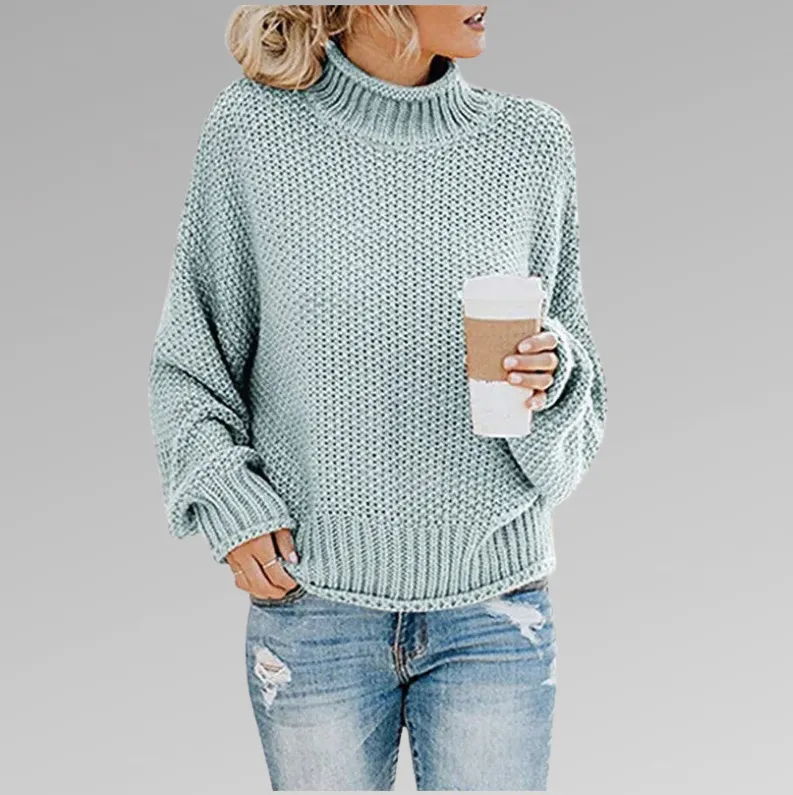 Classic - knitted sweater with collar