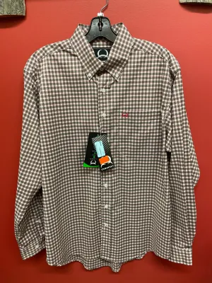 CLMTW1862002-S Mens L/S  Plaid ArenaFlex