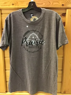 CLPrairieRootsTee-S-HthBrn Mens Prairie Roots Tee